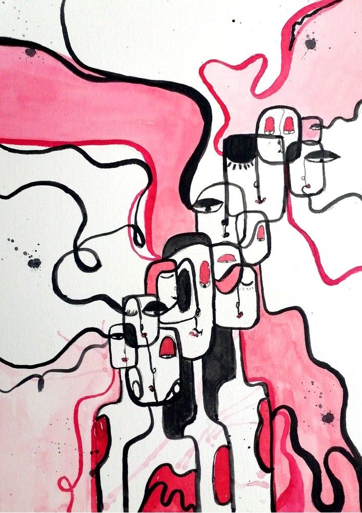Pembe Mezarlık Fine Art Print