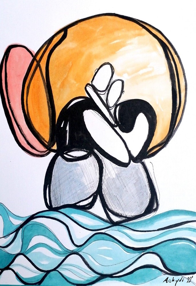 Son Öpücük Fine Art Print